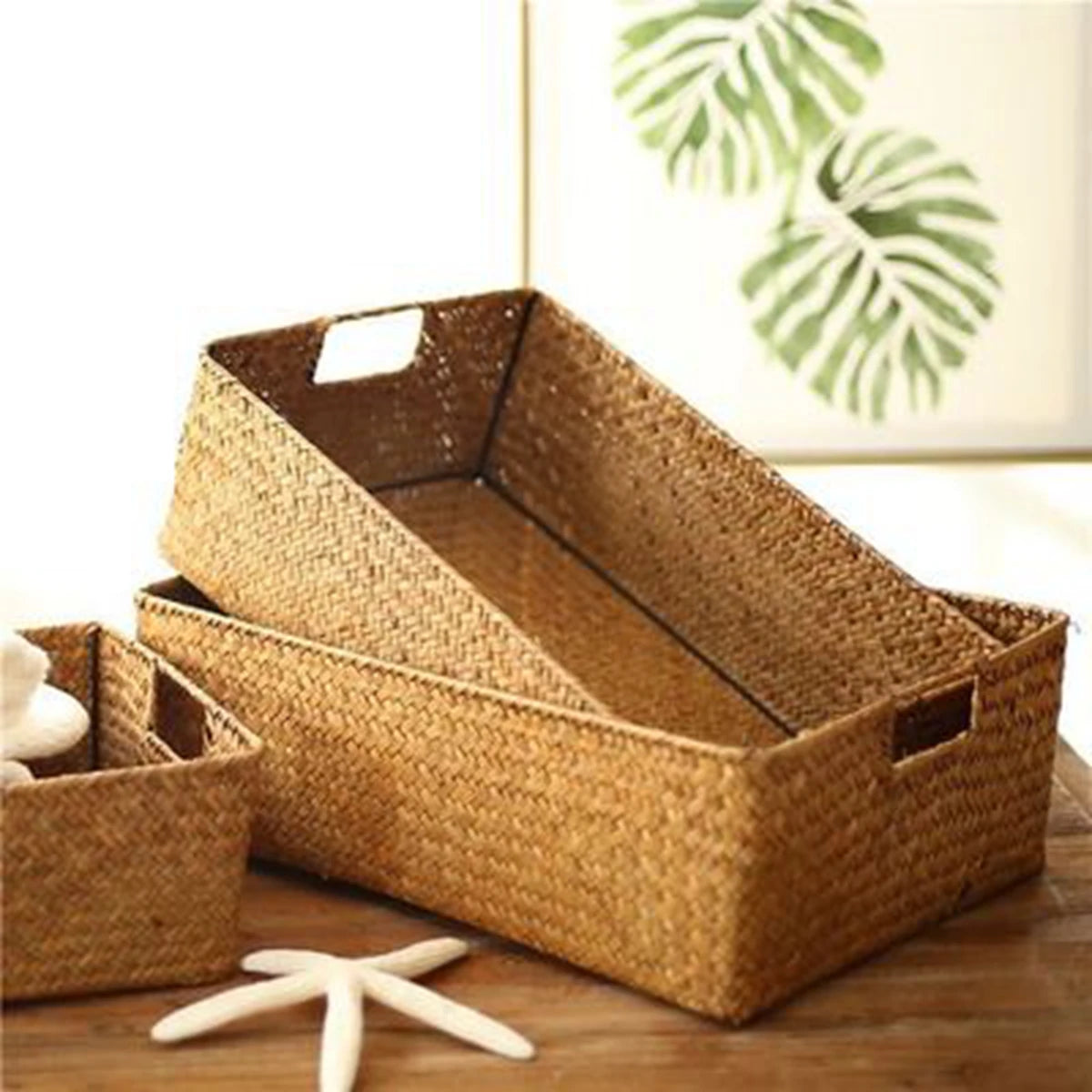 PraticCoastal Seagrass Storage Baskets