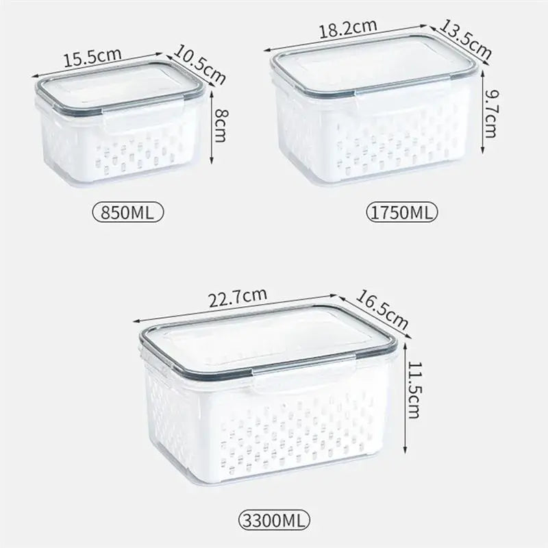 CrystalFresh™ Fridge Organizers