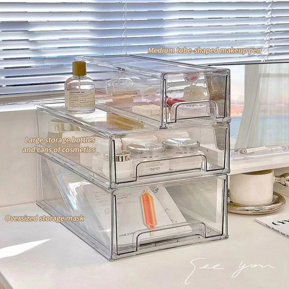 CrystalStack™ Bathroom Organiser Drawers