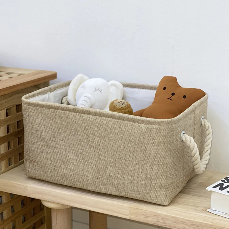 PraticNautical Rope Handle Storage Baskets