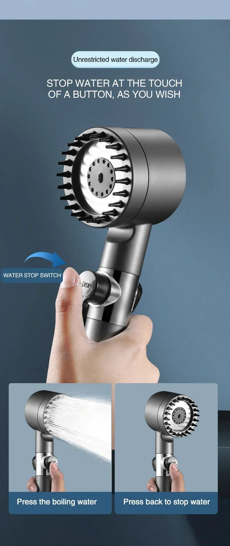 SmartBoost™ Filter Shower Head