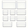 CrystalGrid™ Drawer Organiser Set
